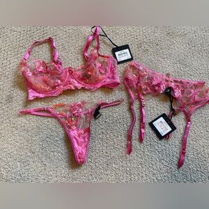 Honey birdette Whitney sherbet 3 piece set